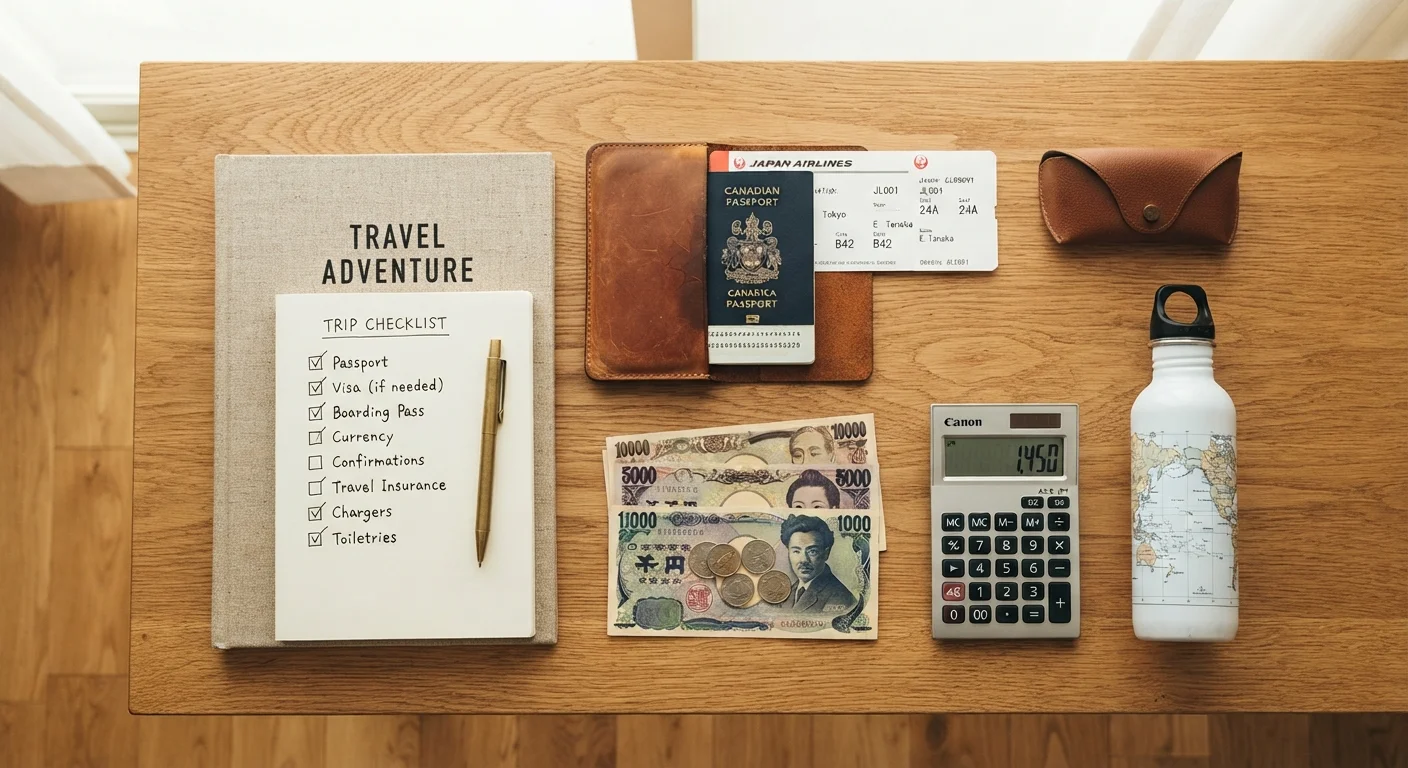 Before You Leave: A Pre-Trip Checklist for Keeping Costs Under Control