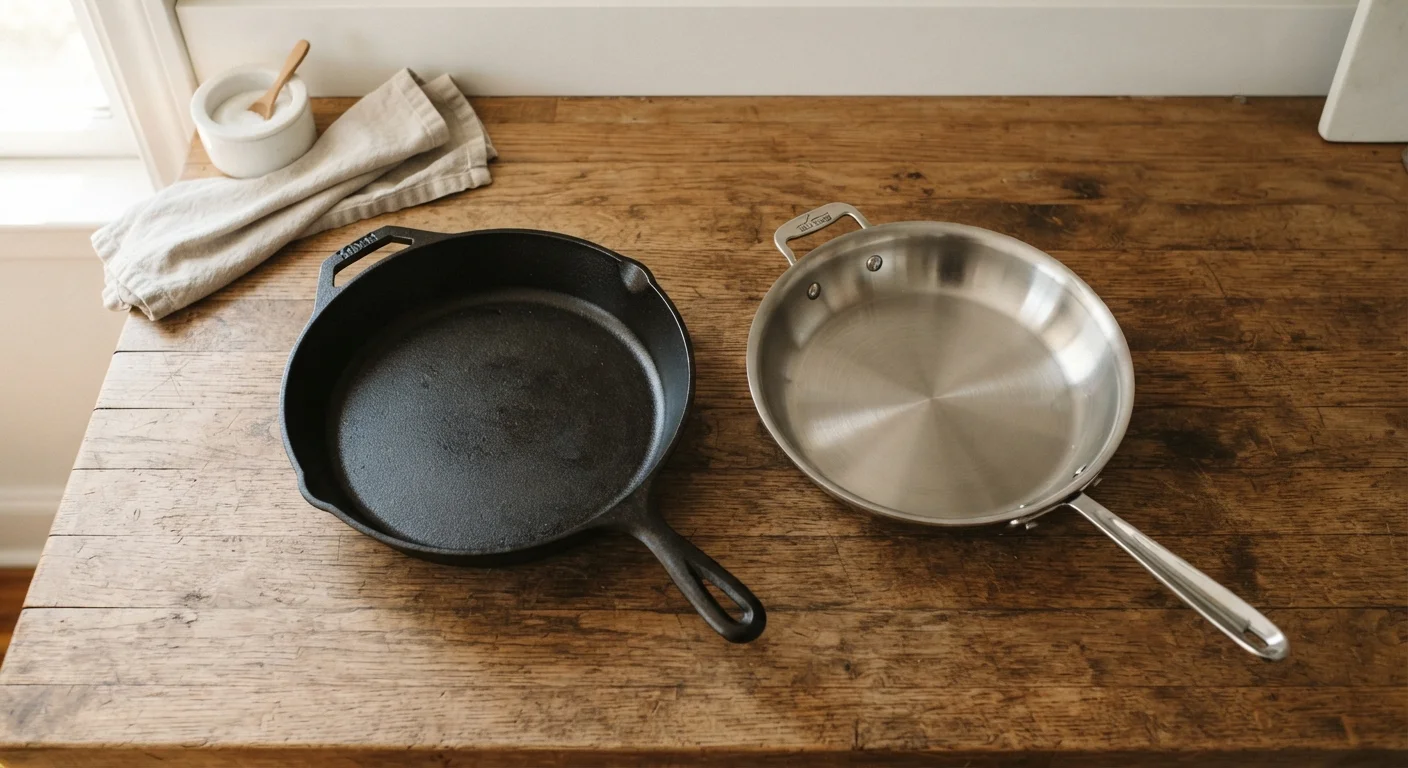 Cast Iron vs. Stainless Steel: Which Pan Teaches You More