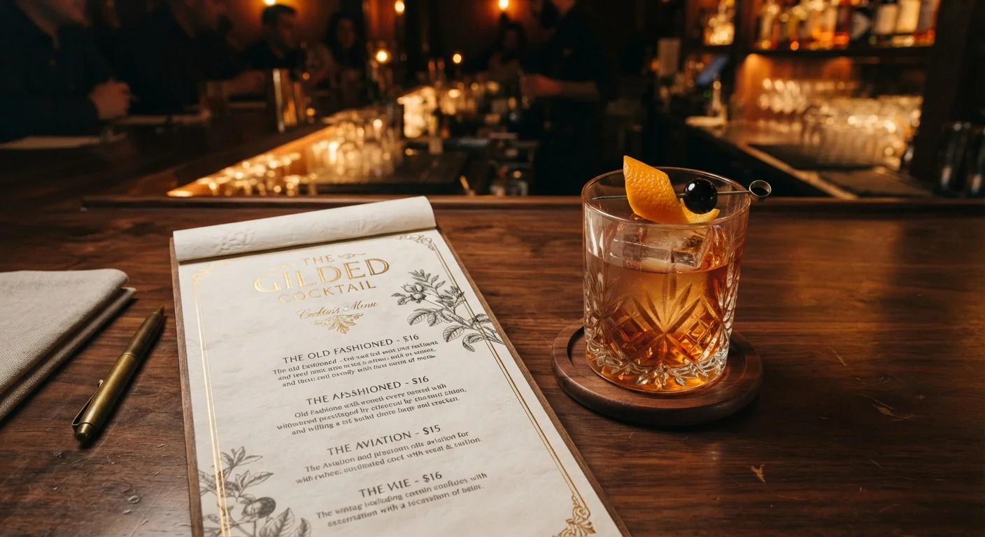 Reading a Cocktail Menu With Confidence