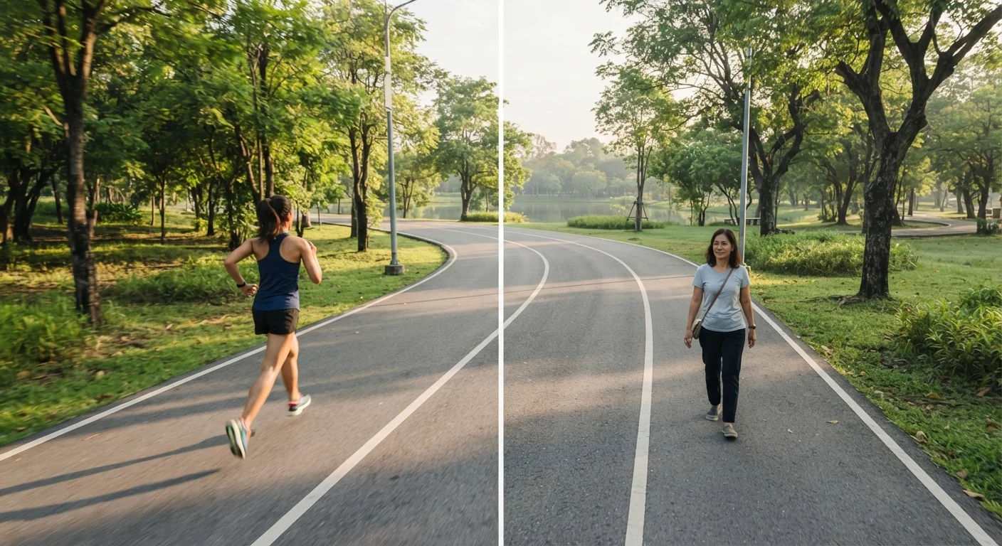 Running vs. Walking: What Changes Beyond the Pace