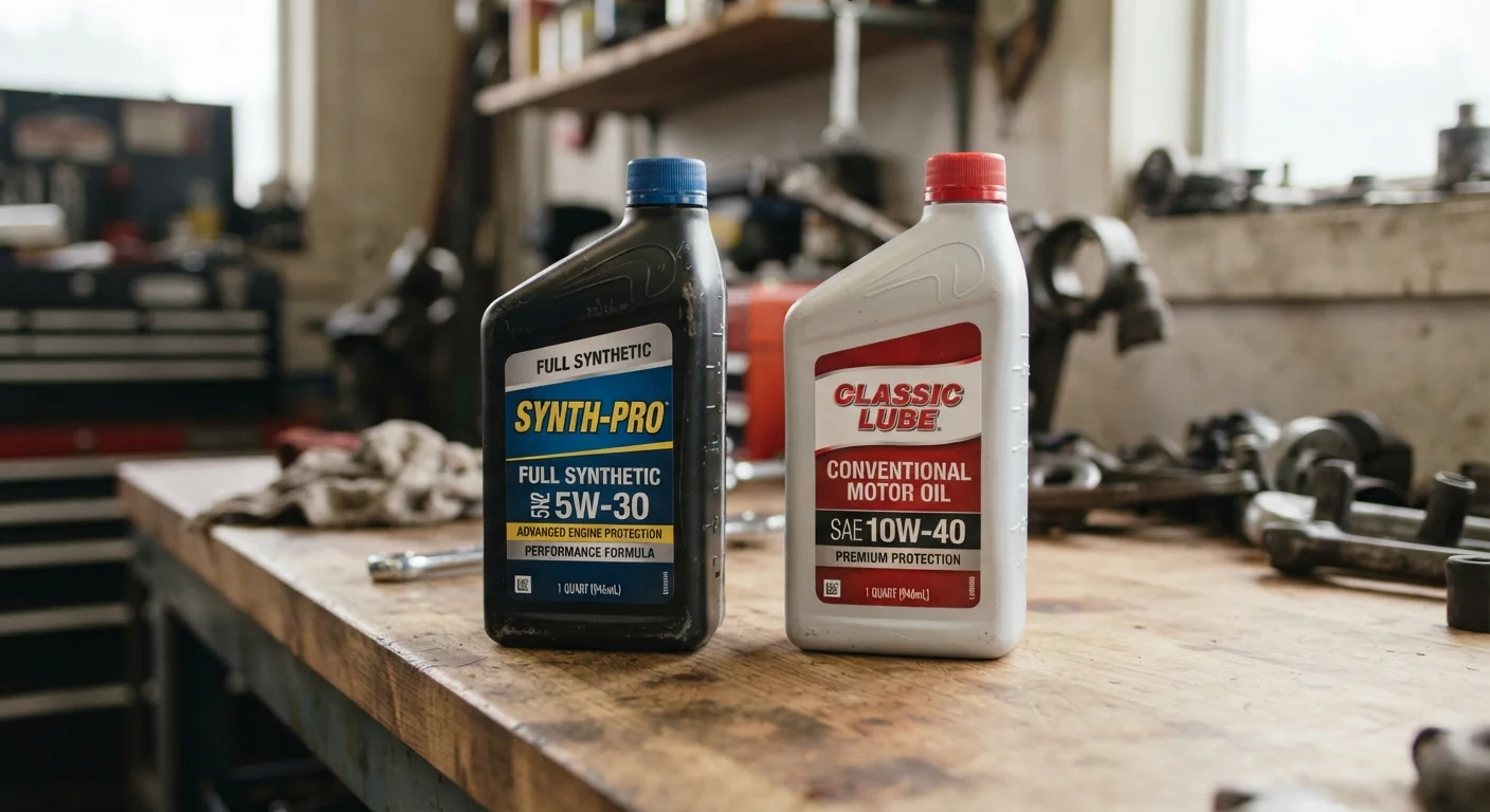 Synthetic vs. Conventional Motor Oil: What the Difference Actually Means for Your Engine