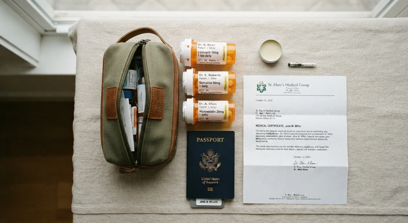 Traveling With Prescription Medications: Rules, Risks, and Documentation