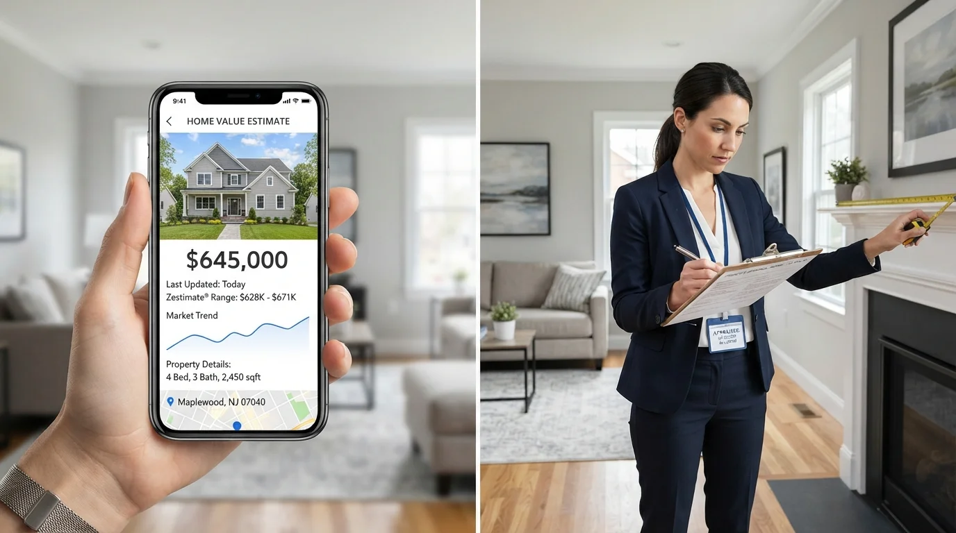 Zestimate vs. Professional Appraisal: Which Number Should You Trust?